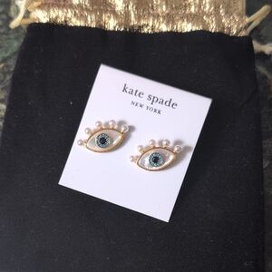 Kate Spade Evil Eye Post Earrings. New